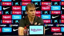 El técnico del Sevilla, Julen Lopetegui, explicó que sufrieron la 