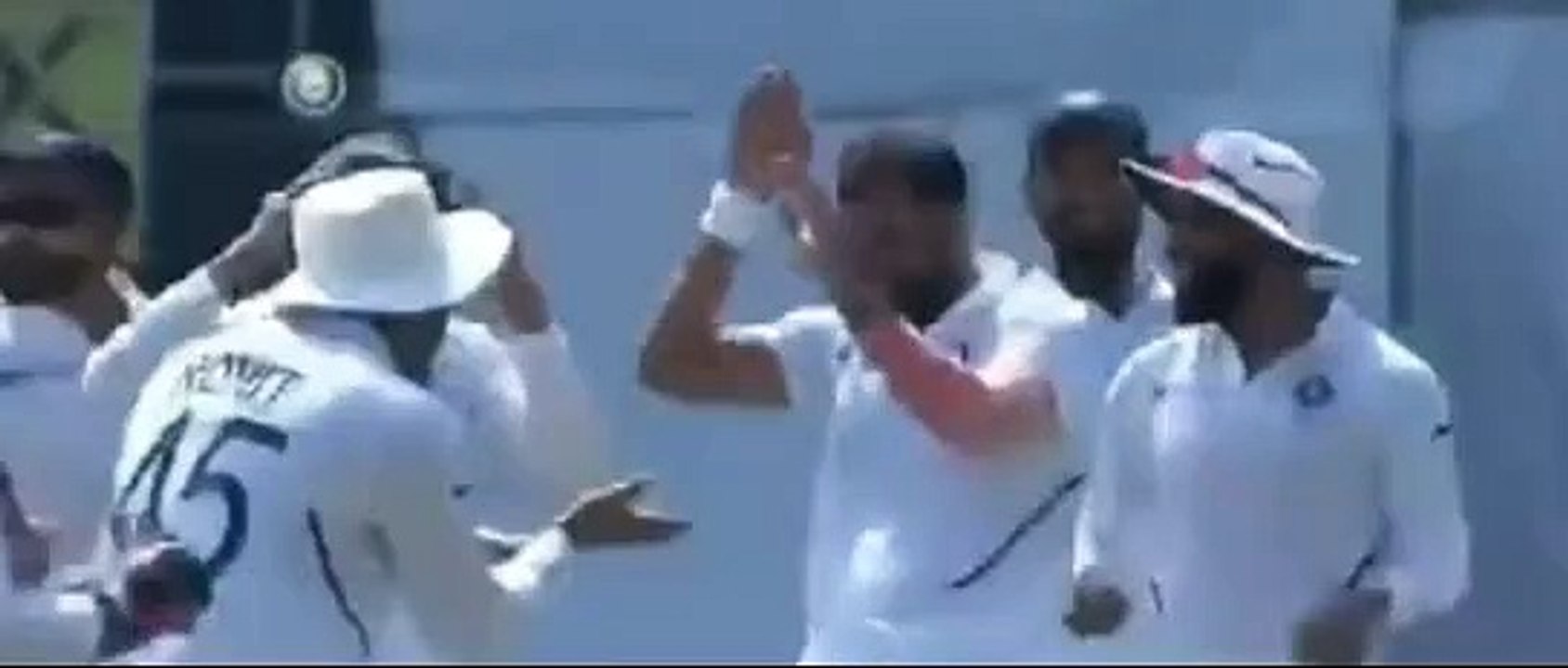 Mohammed Shami; off-stump flies in the air