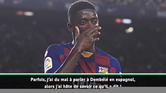 8e j. - Valverde : Je ne sais pas ce qu'a dit Dembélé à l'arbitre
