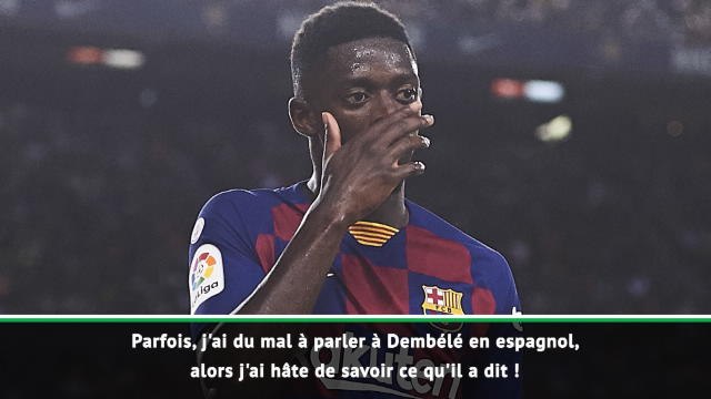 8e j. - Valverde : Je ne sais pas ce qu'a dit Dembélé à l'arbitre