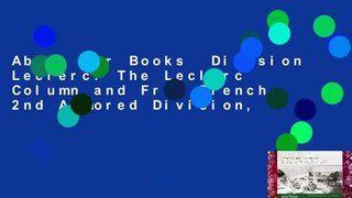 About For Books  Division Leclerc: The Leclerc Column and Free French 2nd Armored Division,