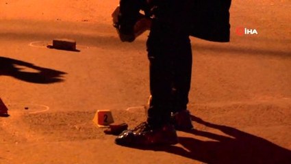 Maltepe'de iki grup arasında çıkan silahlı çatışma kamerada