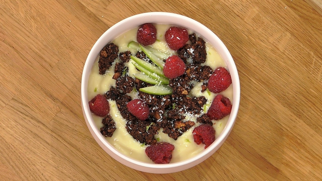 Granola banane cacao