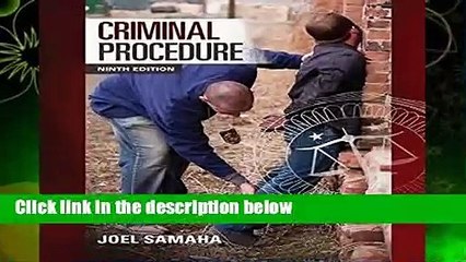 About For Books  Criminal Procedure  For Free