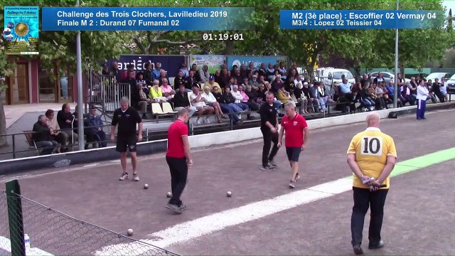 Finale , huitième édition du challenge des trois clochers, Lavilledieu 2019