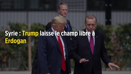 Syrie : Trump laisse le champ libre à Erdogan