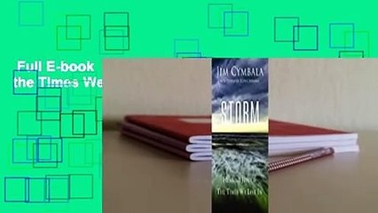 Full E-book  Storm: Hearing Jesus for the Times We Live In Complete