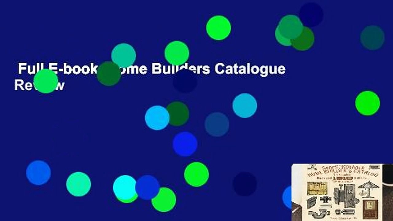 Full E-book  Home Builders Catalogue  Review