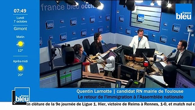 Quentin Lamotte, candidat RN à la mairie de Toulouse