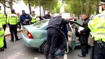 London police arrest 21 climate change protesters as mass action starts