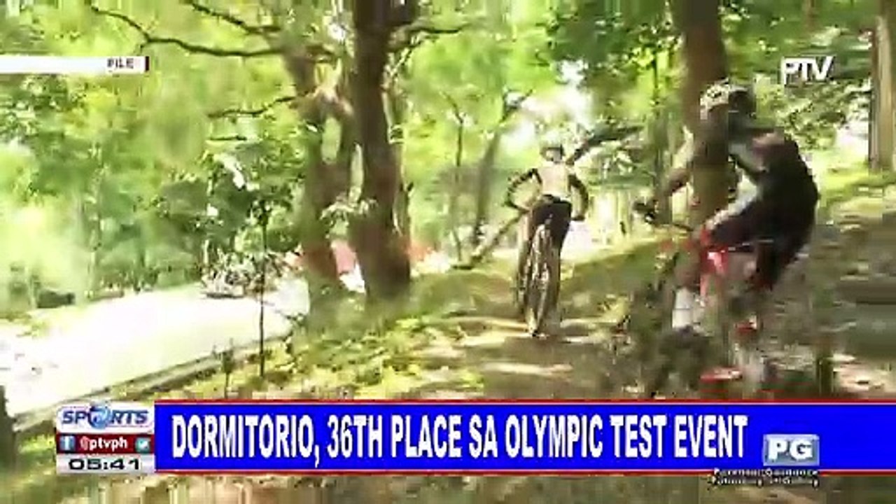 Dormitorio, 36th place sa Olympic test event