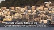 Climbers flock to Greece for the Kalymnos rock climbing festival