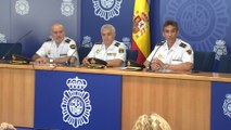 Rueda de prensa de la Policía sobre la 'Operación Arcade'