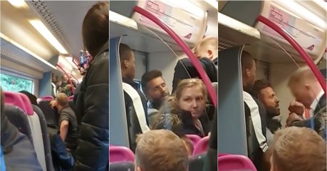 Ladrão é apanhado no metro e recebe lição (dolorosa) de outro passageiro