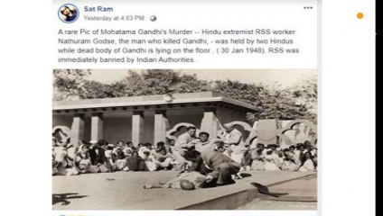 गांधीजी की हत्या से जुड़ी दुर्लभ तस्वीर की कहानी