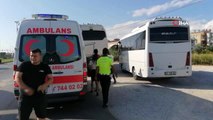 Manavgat'ta tur midibüsü tur otobüsüne arkadan çarptı : 6 yaralı