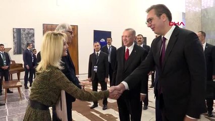 Скачать видео: Erdoğan, sırbistan cumhurbaşkanı aleksandar vucic ile arşiv sergisi'ni gezdi