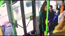 Otobüsünde rahatsızlanan yolcuyu hastaneye yetiştirdi