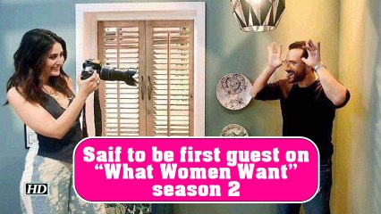 Saif Ali Khan to be first guest on Kareena's "What Women Want" season 2