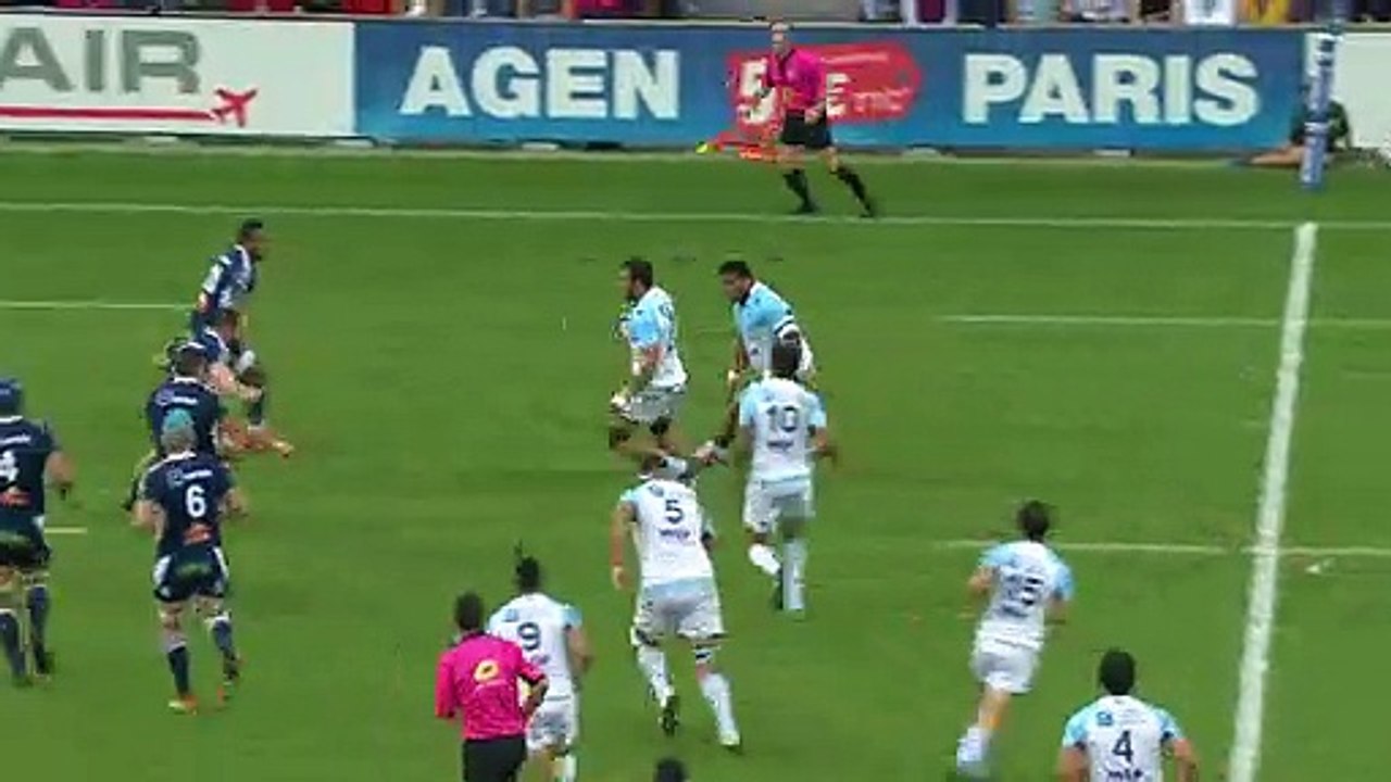 Incredible try from Sean Robinson in Agen vs Bayonne - TOP 14 - Day 6