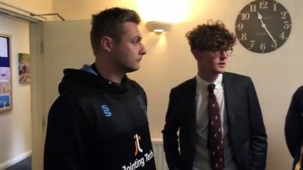 Sussex cricketers at Ardingly College