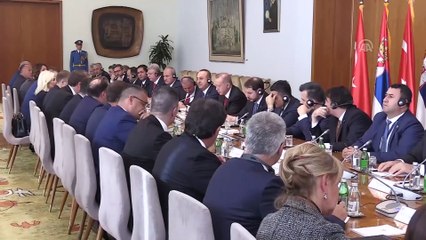 Erdoğan-Vucic görüşmesi - Heyetler arası - BELGRAD