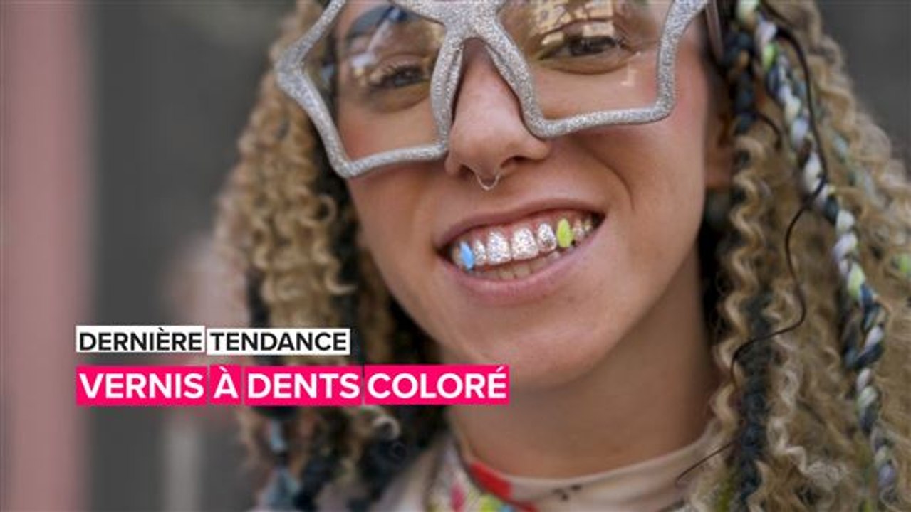 Voici la dernière tendance la plus folle d'Instagram, le vernis à dents -  Vidéo Dailymotion