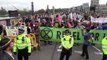 London police arrest 135 as Extinction Rebellion protesters take to the streets