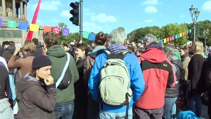Klima-Bündnis legt Verkehr in Berlin lahm
