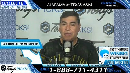 Alabama Texas AM College Football Pick 10/12/2019
