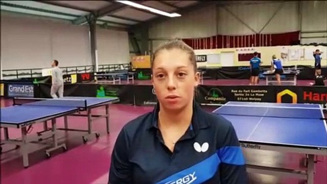 Tennis de table : Pauline Chasselin (Metz TT) : Lys, c'est un gros morceau