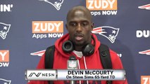 Devin McCourty Patriots vs. Redskins Postgame Press Conference