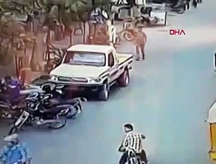 Suriye'deki patlama anına dair görüntüler ortaya çıktı