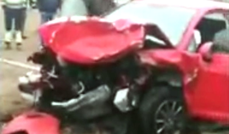 Video Portoscuso (CA) - Incidente frontale tra due auto, grave madre e figlio (07.10.19)