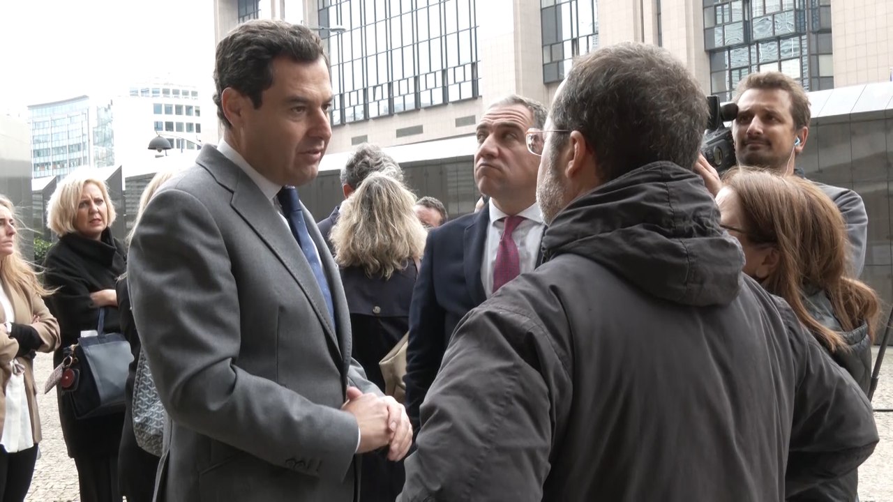 Primera jornada del viaje oficial de Juanma Moreno a Bruselas