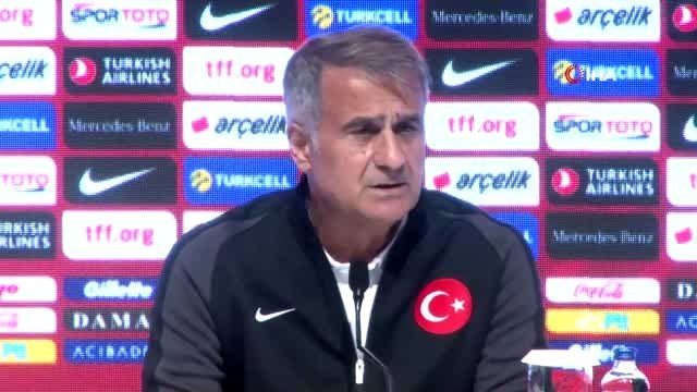 Şenol Güneş: Arnavutluk maçı en önemli maçımız -1-