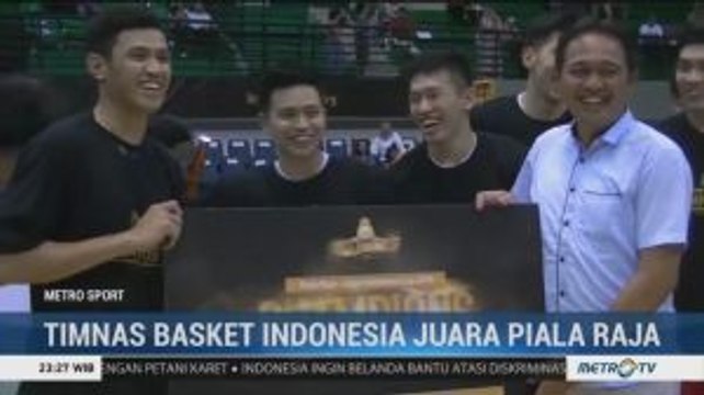 Timnas Basket Indonesia Juarai Piala Raja
