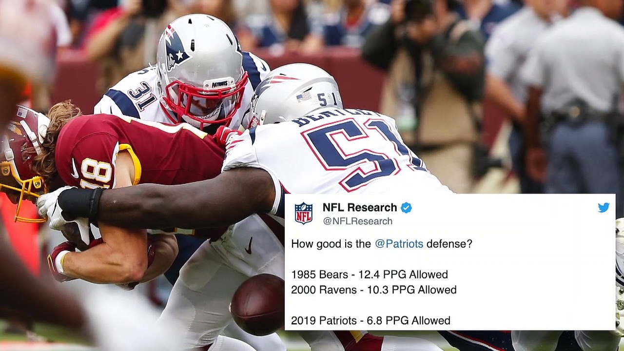 2019 Patriots Among All-Time NFL Great Defenses