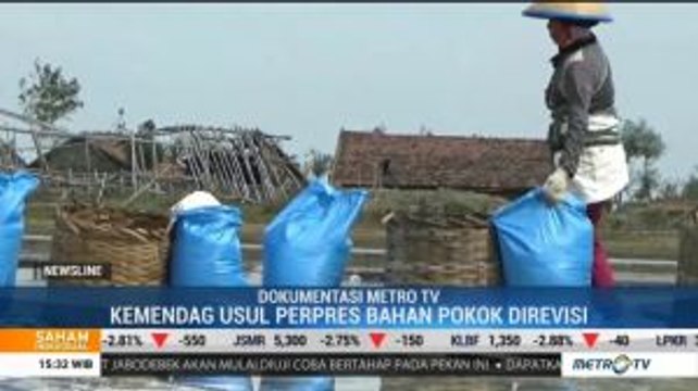 Kemendag Usulkan Garam Jadi Bahan Kebutuhan Pokok Penting