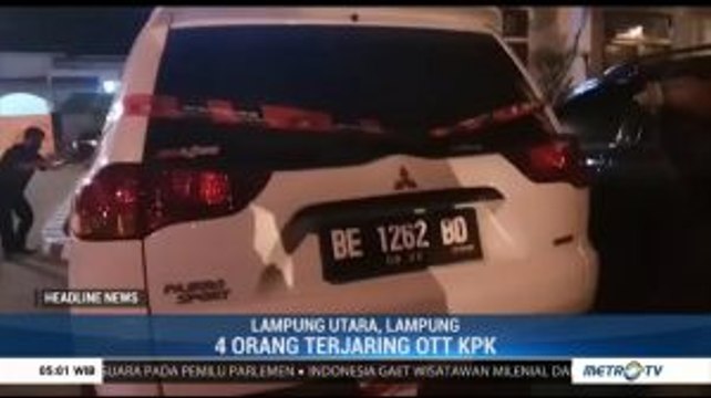 Bupati Lampung Utara Terjaring OTT KPK