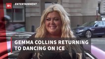 Gemma Collins Puts Her Ice Skates Back On