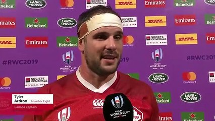 Tyler Ardrons post match interview