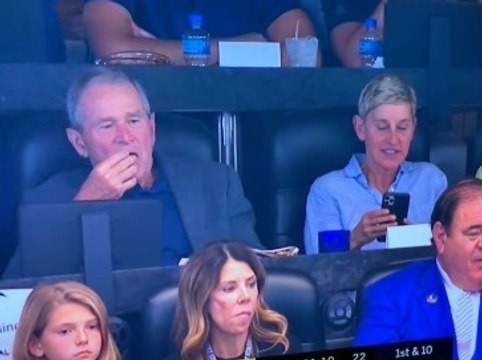 Ellen DeGeneres Defends Hanging out With George W. Bush