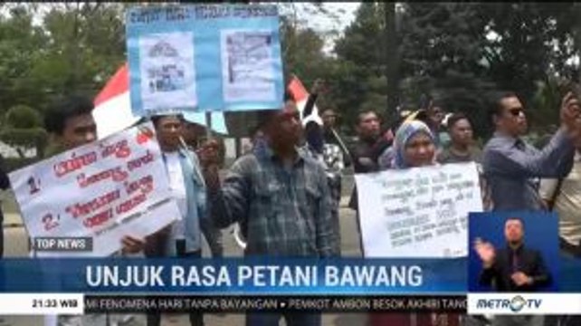 Harga Bawang Merah Anjlok, Petani Lakukan Unjuk Rasa di Kementan