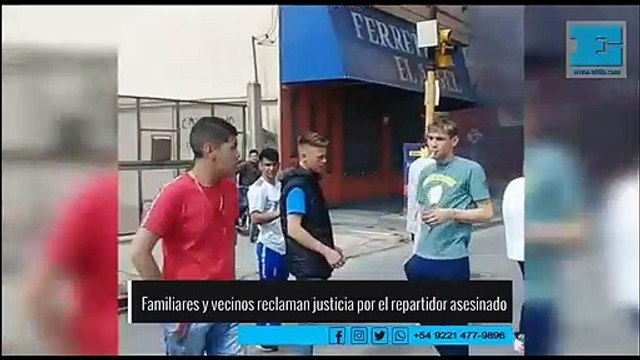 Familiares y vecinos piden justicia por el asesinato del joven repartidor de pizzas