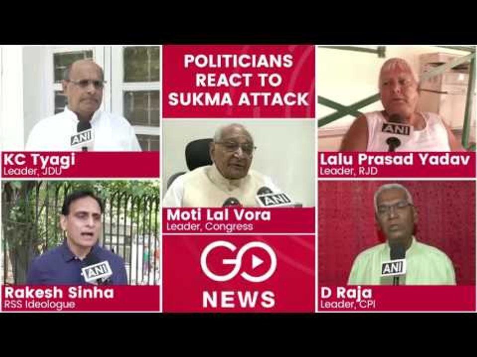 Politicians React to Sukma attack