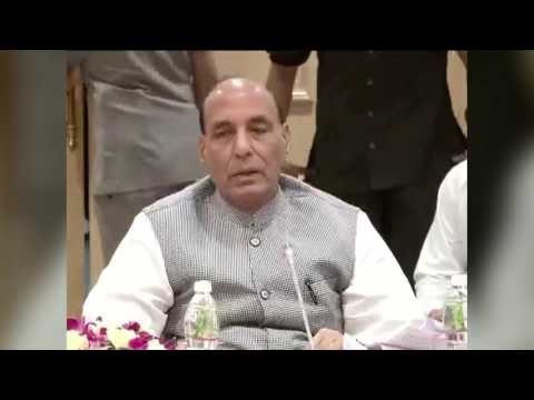 HM Rajnath Meets CMs of Naxal-Hit States
