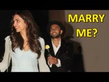 Ranveer Singh PROSPOSES Deepika Padukone At Farah Khan's Party? | SpotboyE
