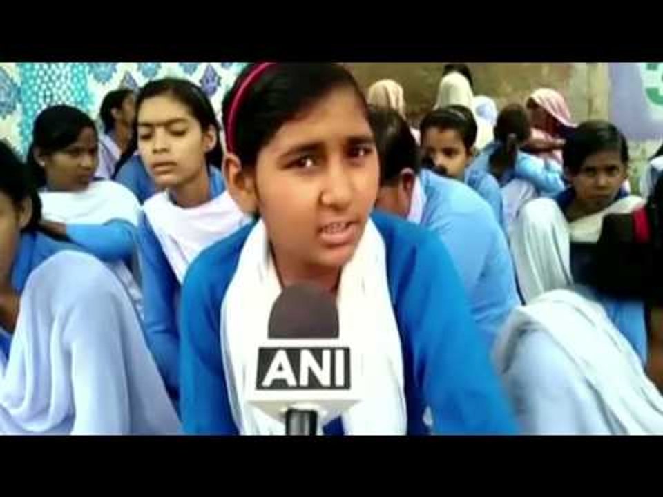 Rewari School Girls Protest Again