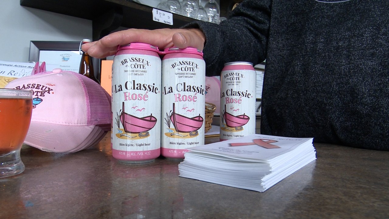 De la bière rosée en soutien aux femmes atteintes de cancer du sein